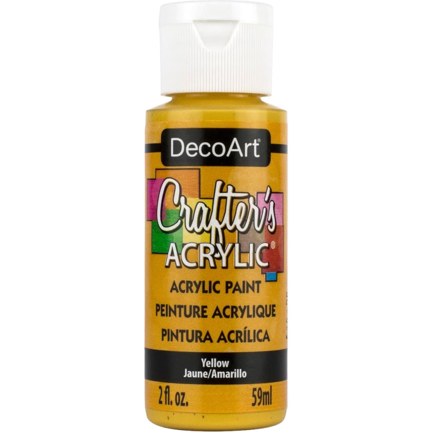 DecoArt Yellow Crafters Acrylic 2oz