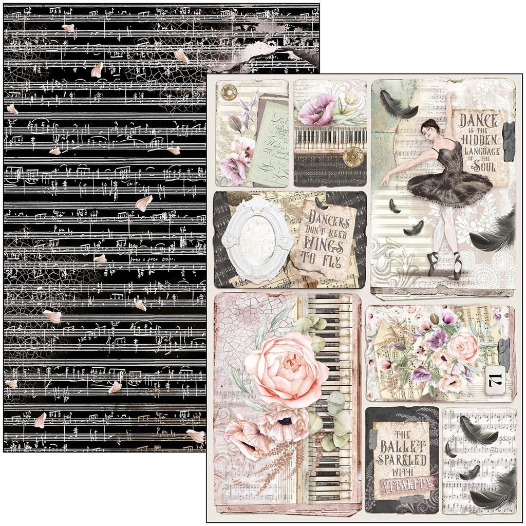 Cygne Noir (Black Swan) Creative Pad A4 9/Pack