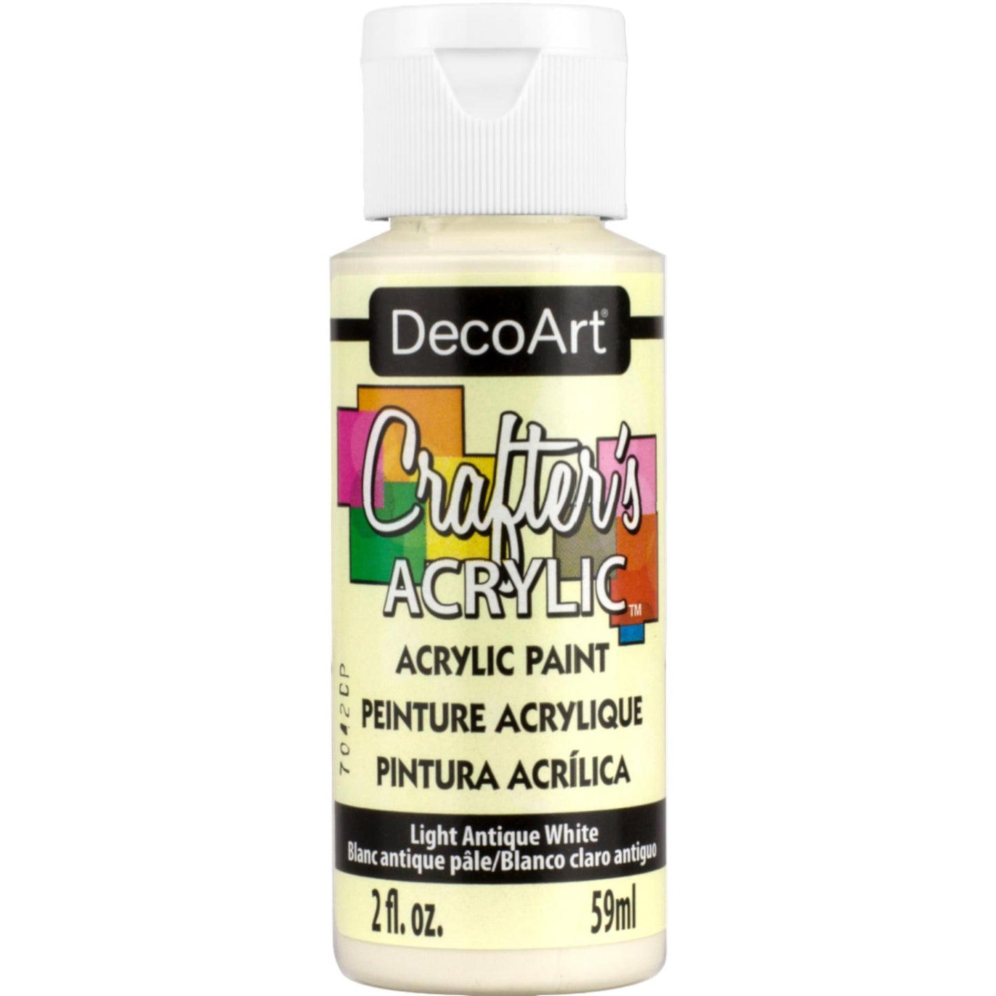 DecoArt Light Antique White Crafters Acrylic 2oz
