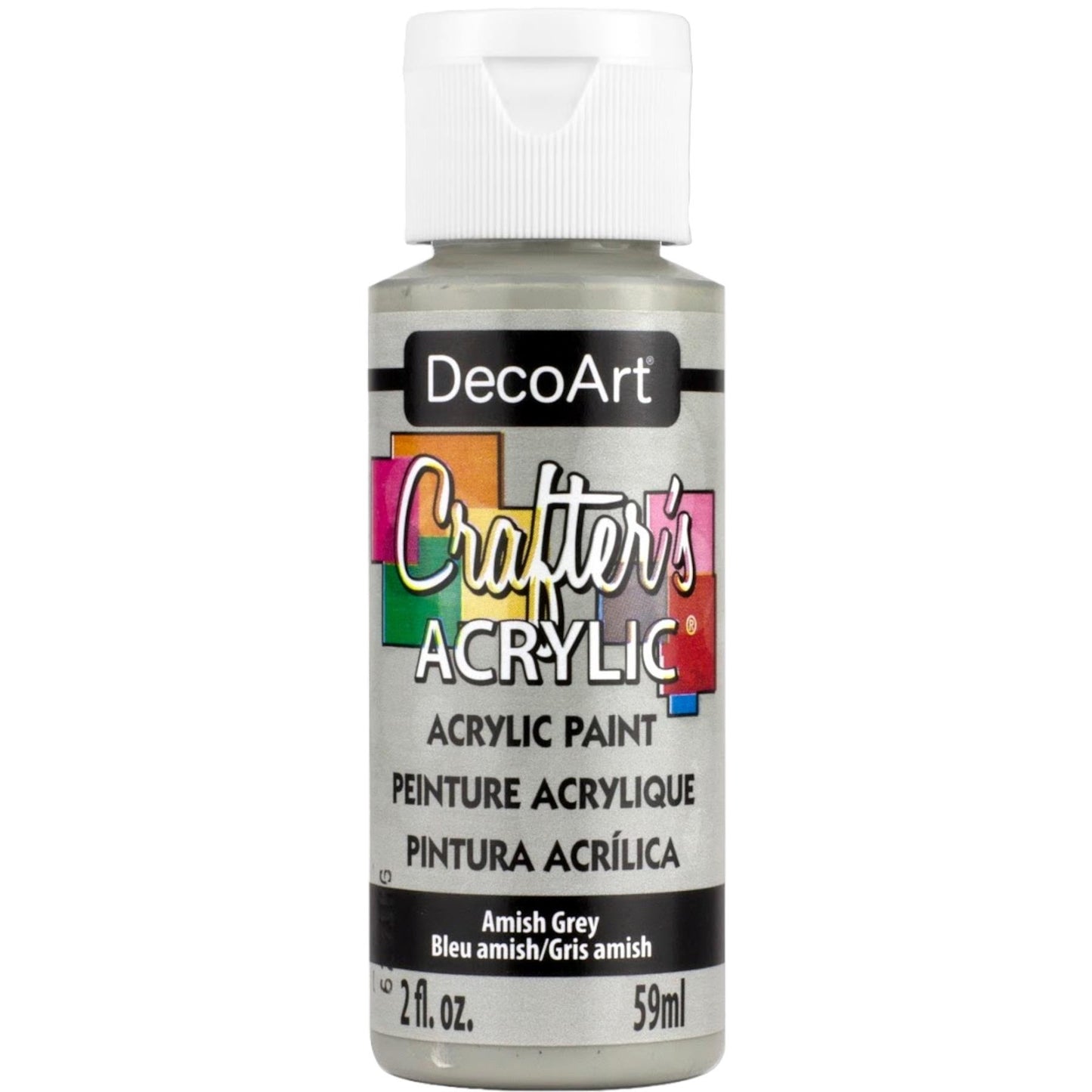 DecoArt Amish Grey Crafters Acrylic 2oz