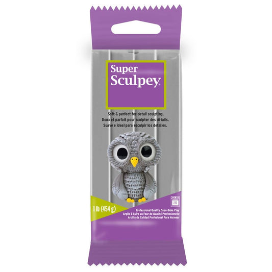 Super Sculpey - Grey, 1 lb (454 g)