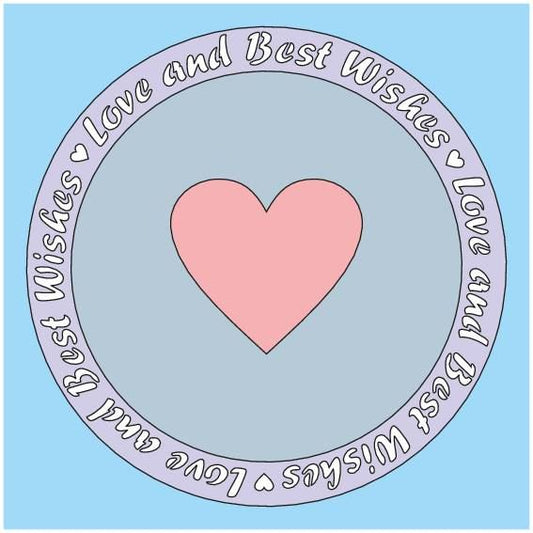 Love and Best Wishes - MajeMask Stencil