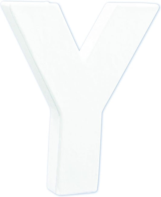 DecoPatch - Letter Y - 20.5cm - White