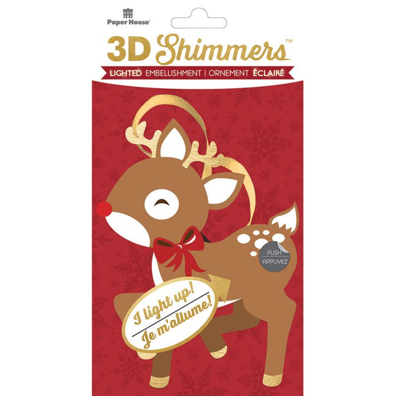 Paper House Productions - Reindeer Embellishment