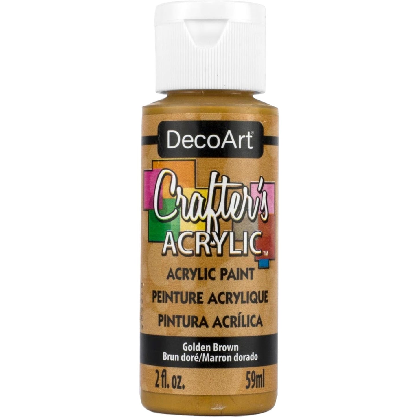 DecoArt Golden Brown Crafters Acrylic 2oz