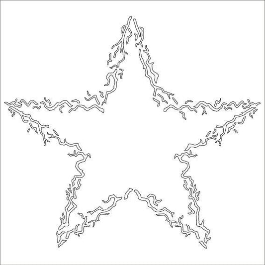 Twiggy Star - MajeMask Stencil