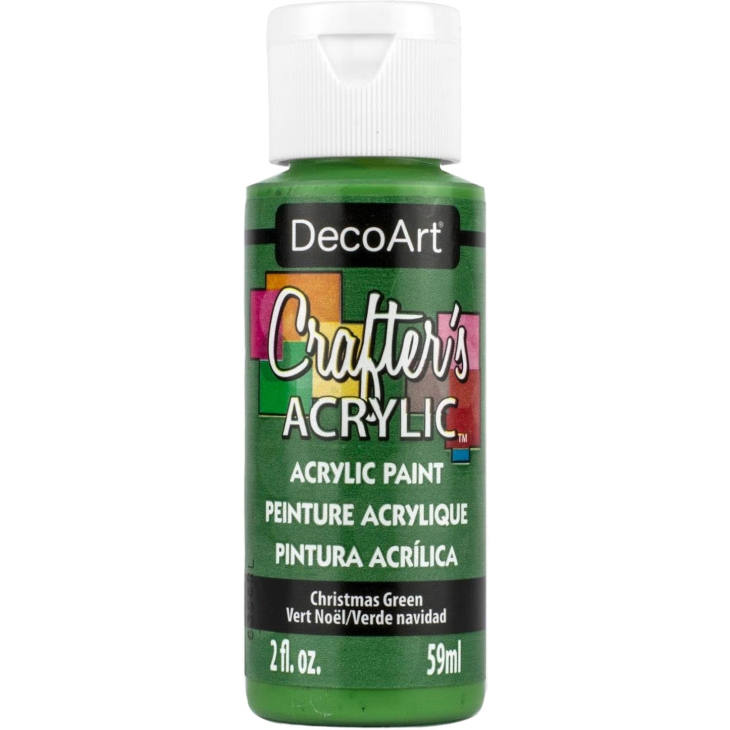 DecoArt Xmas Green Crafters Acrylic 2oz