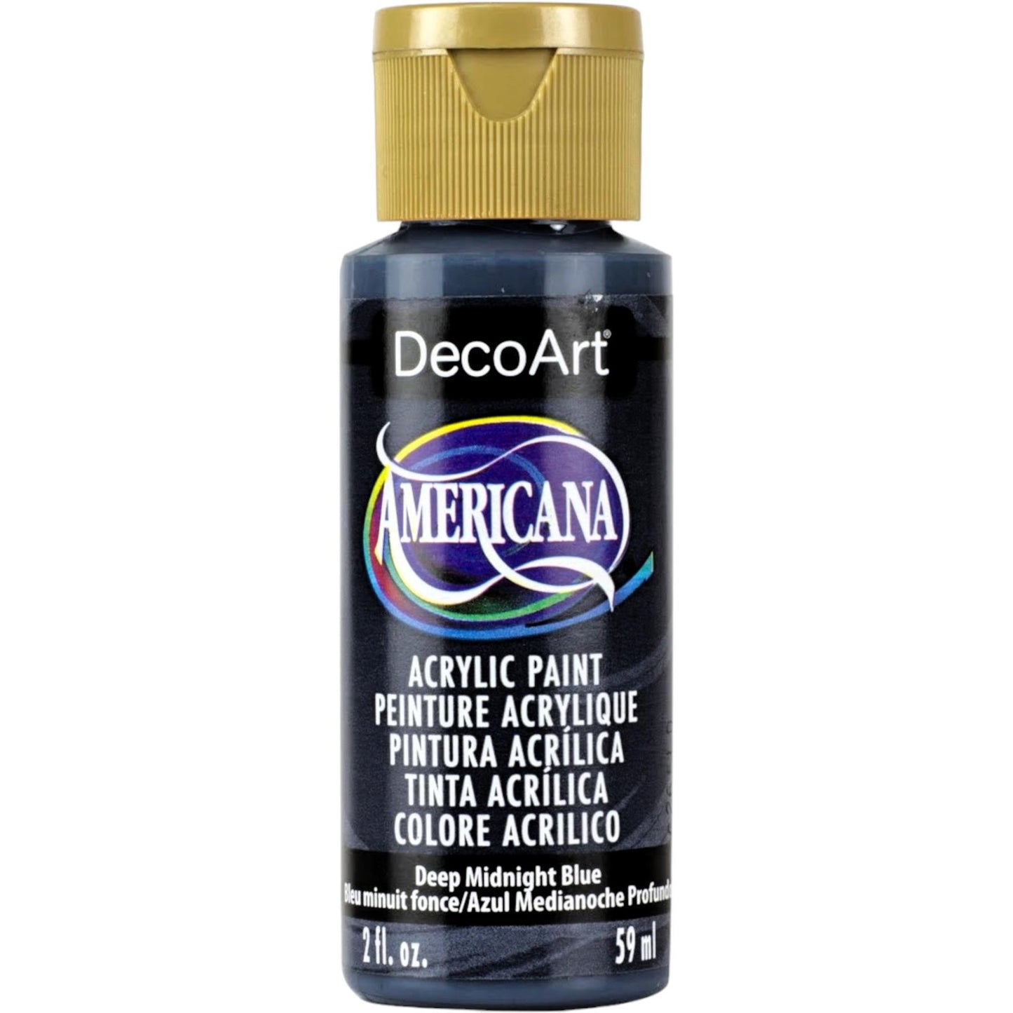 DecoArt Deep Midnight Blue Americana Acrylic 2oz