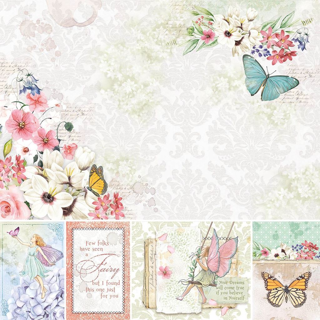 Ciao Bella Enchanted Land 8inc x 8inc Paper Pad
