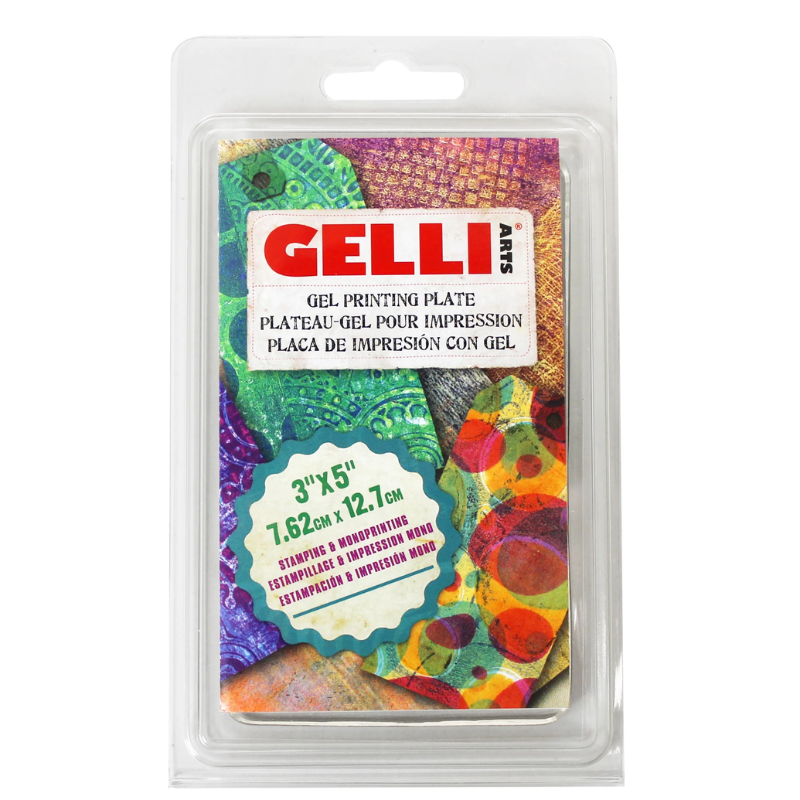 Gelli Arts – Gel Printing Plate – 3" x 5"