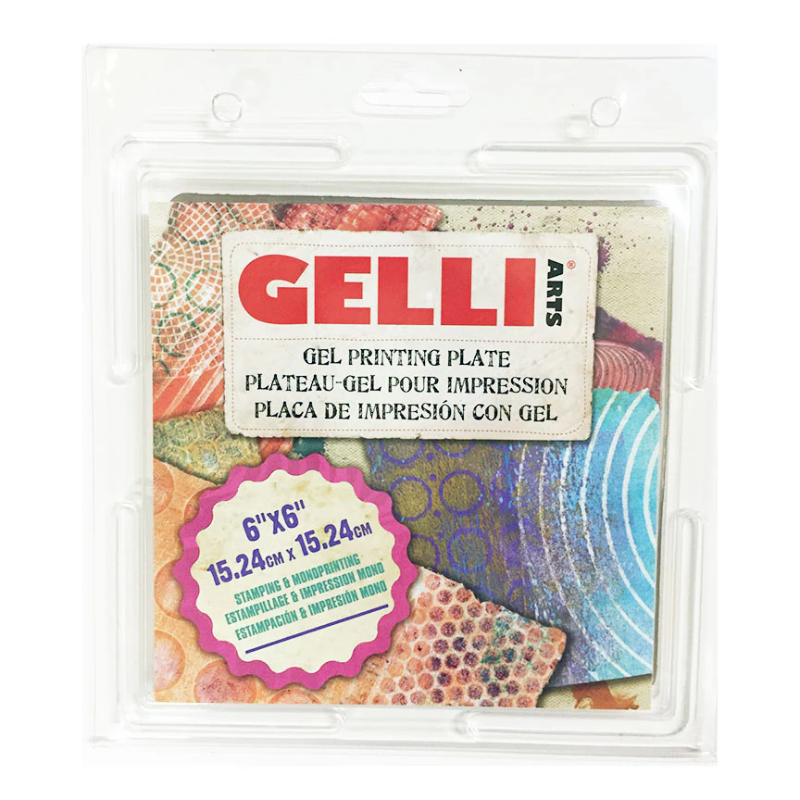 Gelli Arts – Gel Printing Plate – 6" x 6"