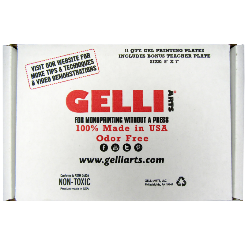 Gelli Arts – Gel Printing Plate - 5"x7" Class Pack