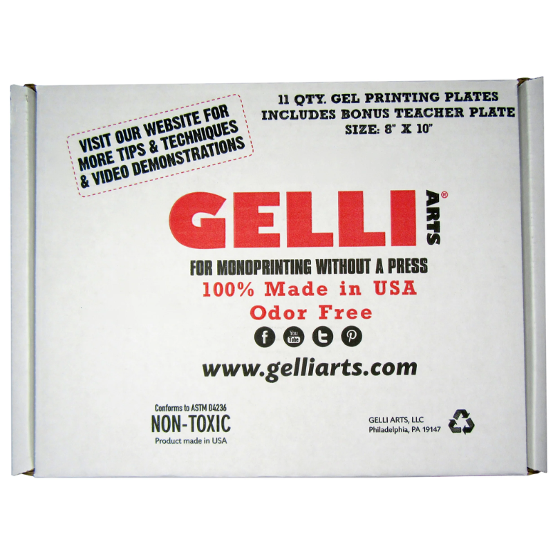 Gelli Arts – Gel Printing Plate - 8"x10" Class Pack