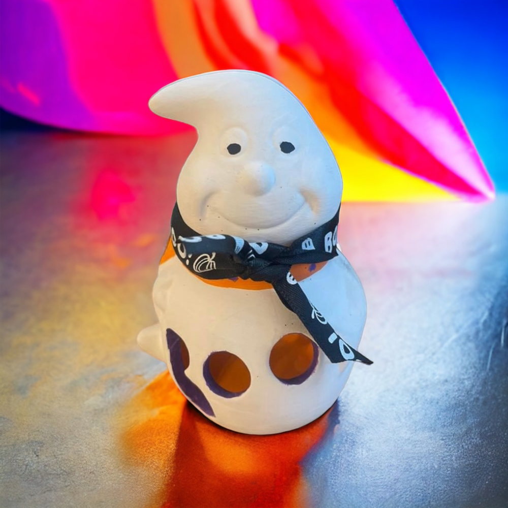 Ghost Tealight Holder – Bisque Blanks – Box of 12