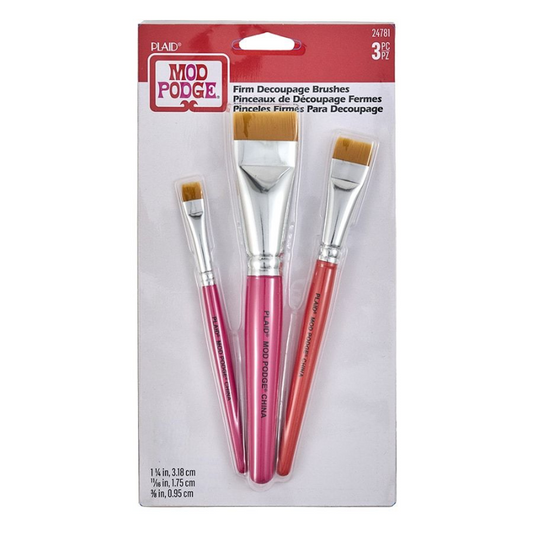 Mod Podge – Hard Decoupage Brush Set