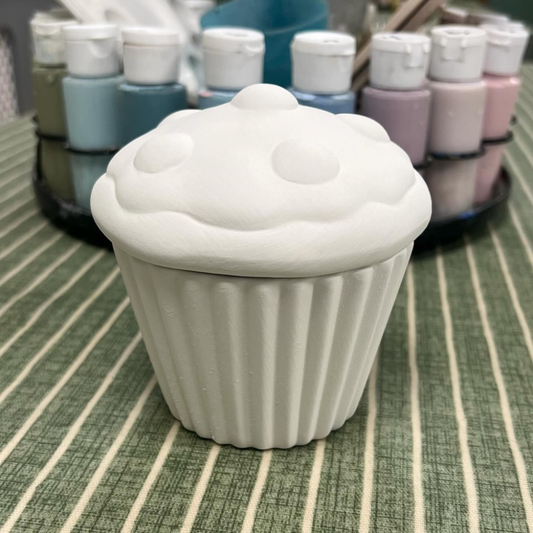 Muffin Cupcake Box – Bisque Blanks – Box of 12