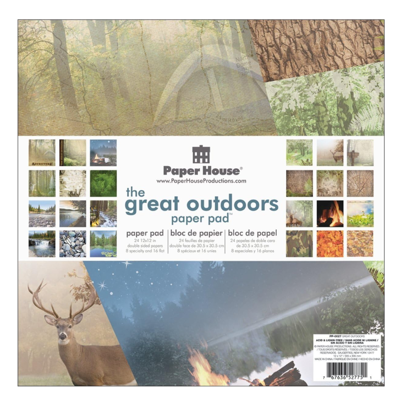 Paper House Productions - Great Outdoors 12x12 Paper Pad