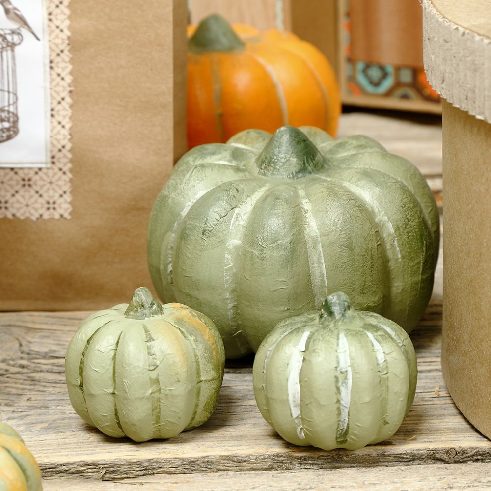 Pumpkin, H: 9 cm, dia. 13 cm, 1 pc