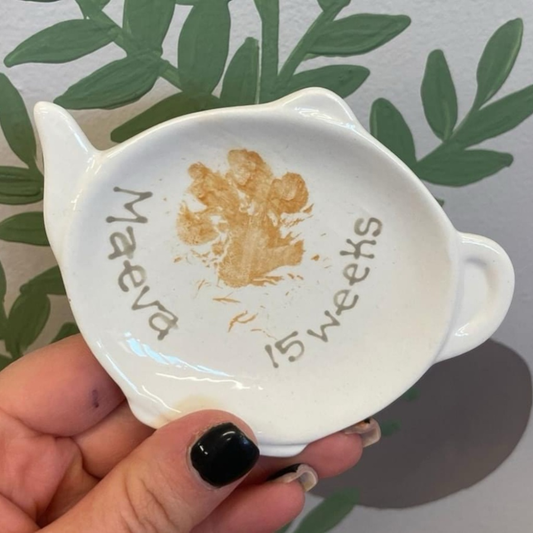 Teabag Dish – Bisque Blanks – Box of 12