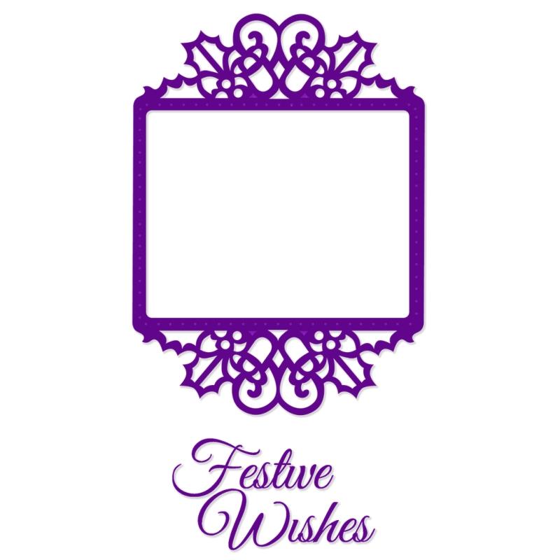 SD Festive Wishes Sweet Dixie Die & Stamp