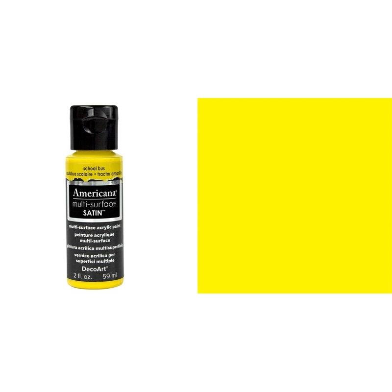 DecoArt School Bus Multi Surface Satin