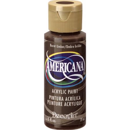 DecoArt Burnt Umber Americana Acrylic 2oz