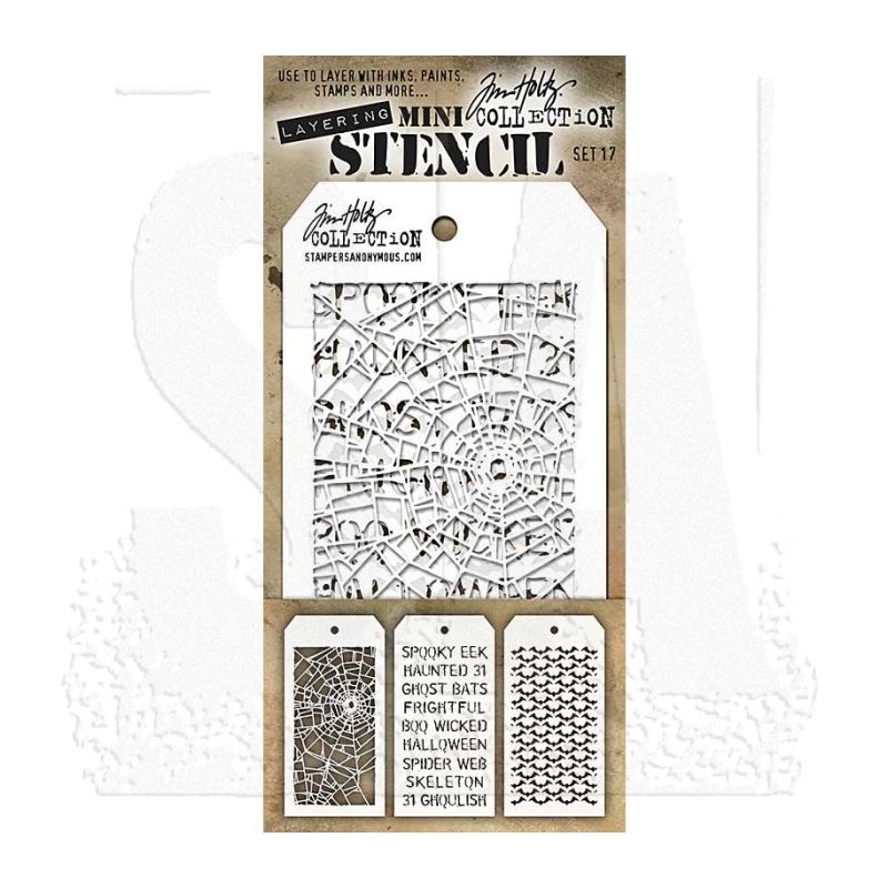 Tim Holtz - Mini Stencil Set 17