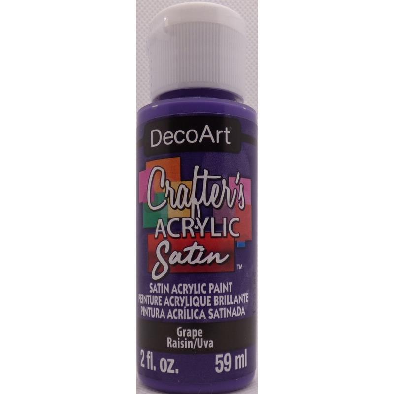 DecoArt Grape 2oz Crafters Acrylic Satin