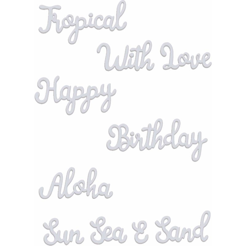 SD Tropical Sentiments Sweet Dixie Cutting Die