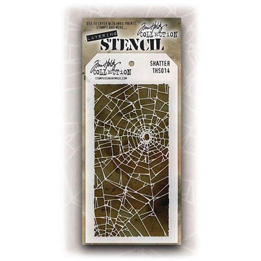 Tim Holtz - Shatter Layering Stencil