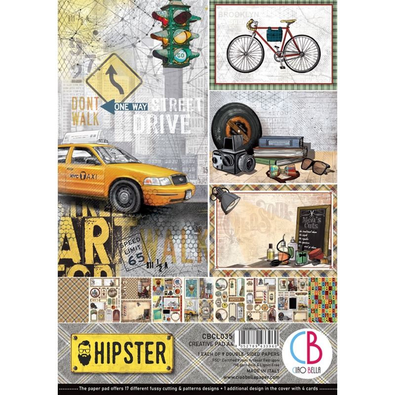 A4 Creative Pad Hipster Creative