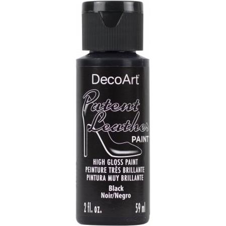 DecoArt Black Patent Leather 2oz
