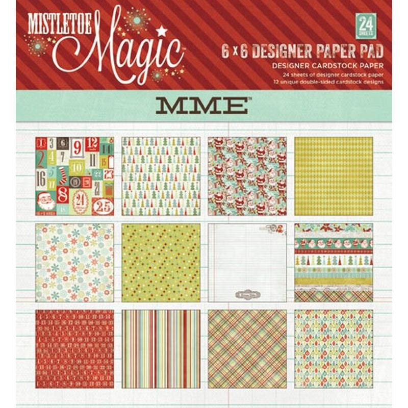Mistletoe Magic 6x6 Paper Pad Sold in Singles