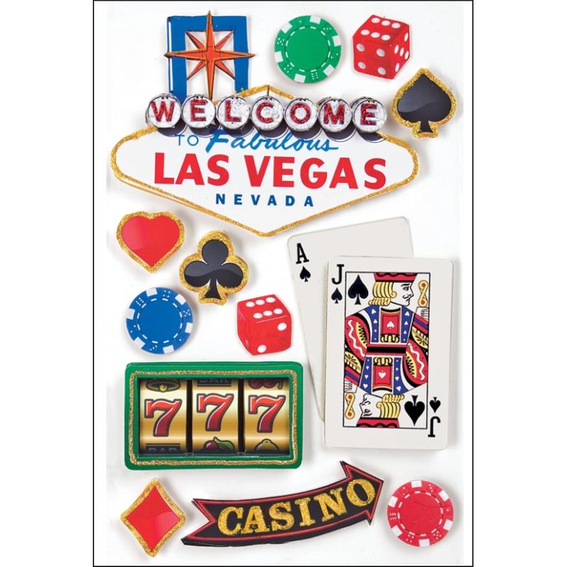 Paper House Productions - Las Vegas 3D Stickers