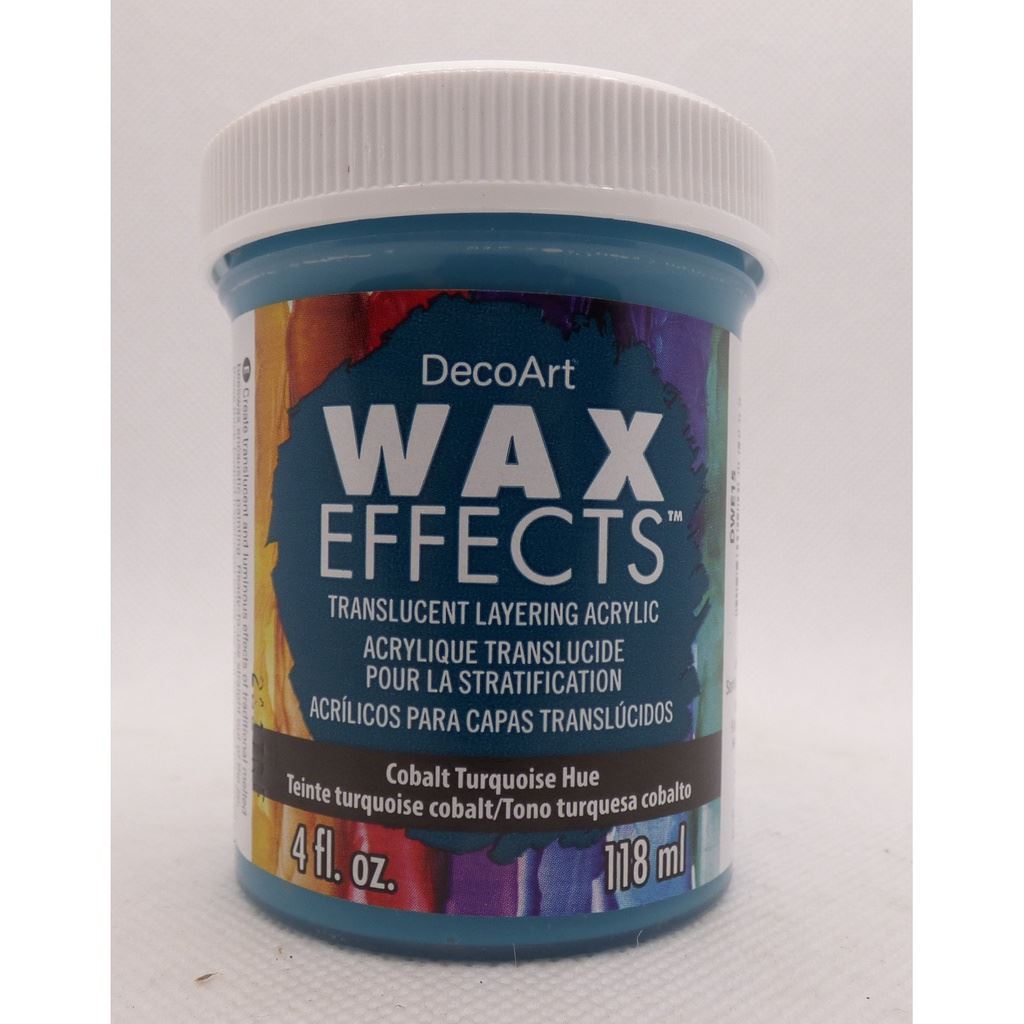 DecoArt Cobalt Turquoise 4OZ Wax Effects Encaustic Acrylic