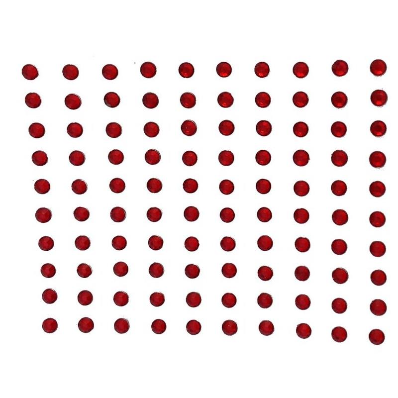 Red 100 Extra Large Diamond Studs Sold in single strips