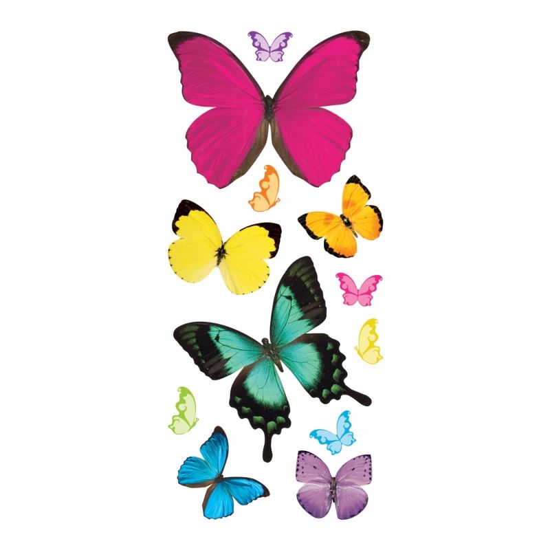 Paper House Productions - 3D Butterflies Puffy Stickers