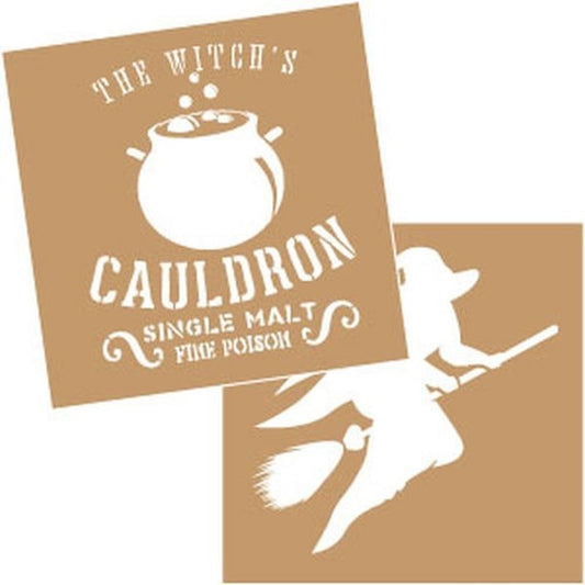 DecoArt Cauldron Stencil