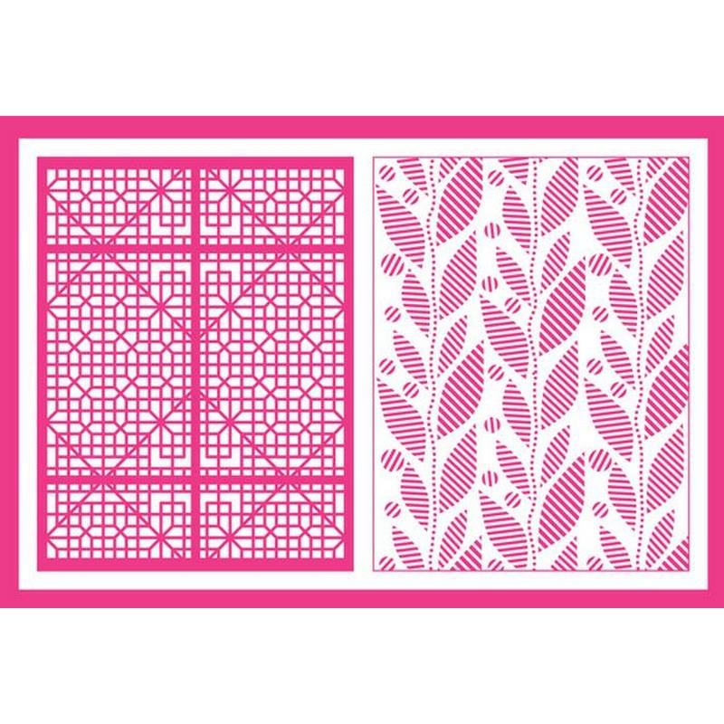 A2 Embossing Folder Autumn Screen