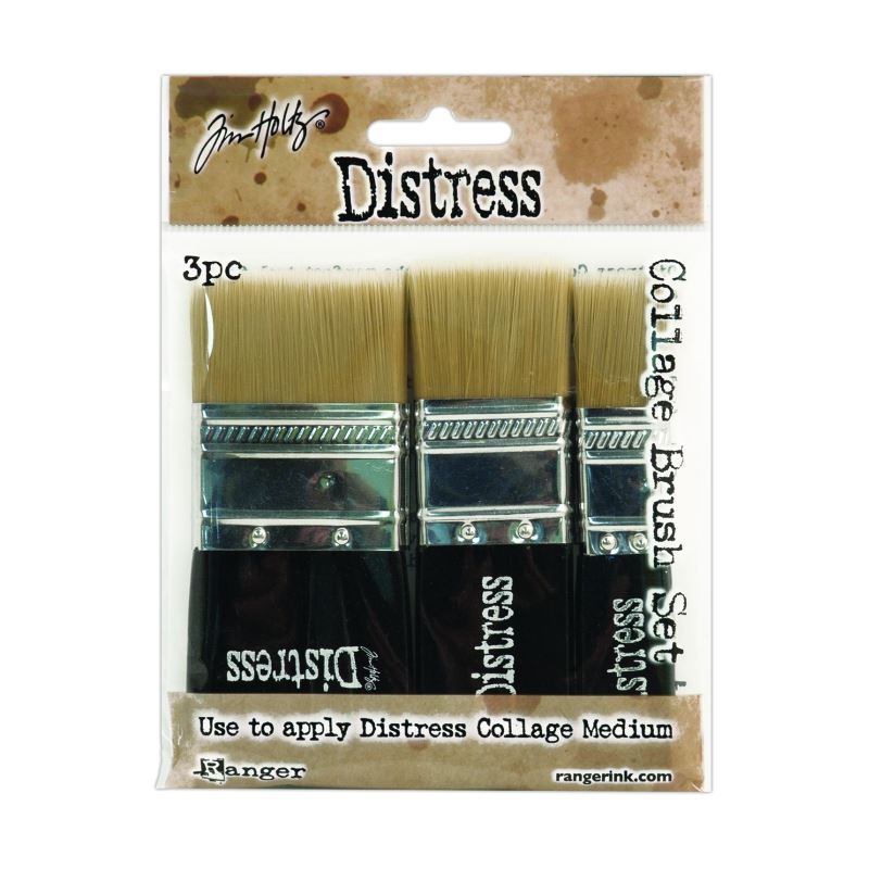 Tim Holtz - Distress Collage Brush 3 Pack