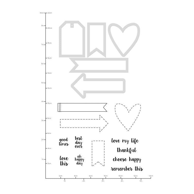 Die & Stamp Cute Tags