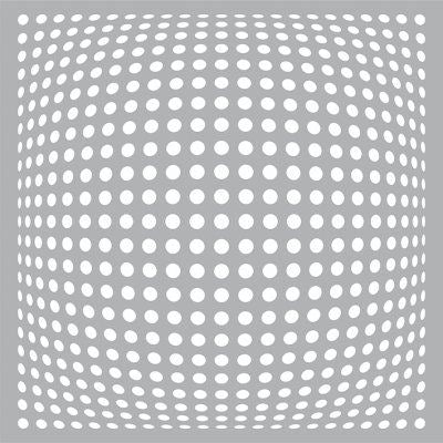 Square with Dots Mask Stencil