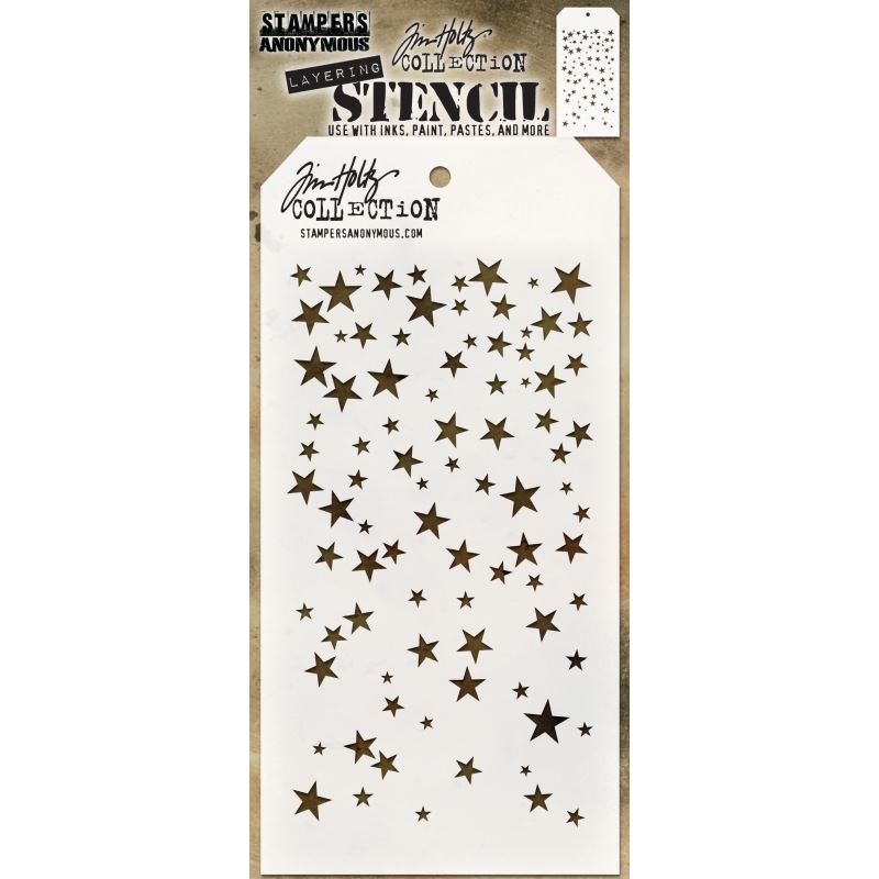 Tim Holtz - Falling Stars, Layered Stencil