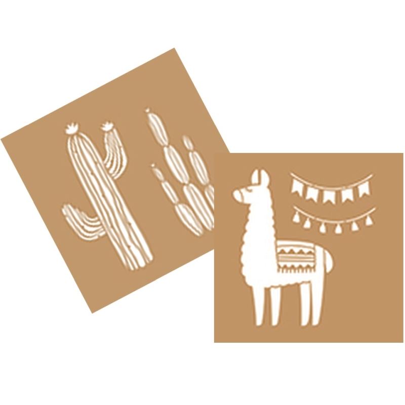 DecoArt Fiesta Llama Stencil