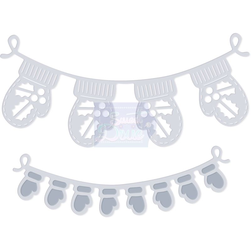 SD Mitten Bunting Sweet Dixie Cutting Die