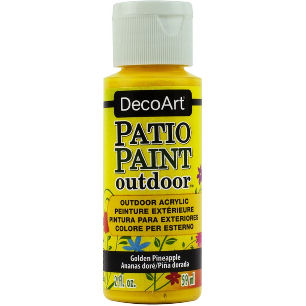 DecoArt Golden Pineapple Patio Paint