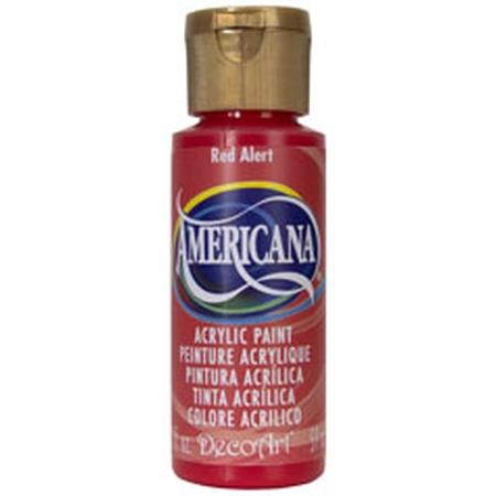 DecoArt Red Alert Americana 2oz Acrylic Paint