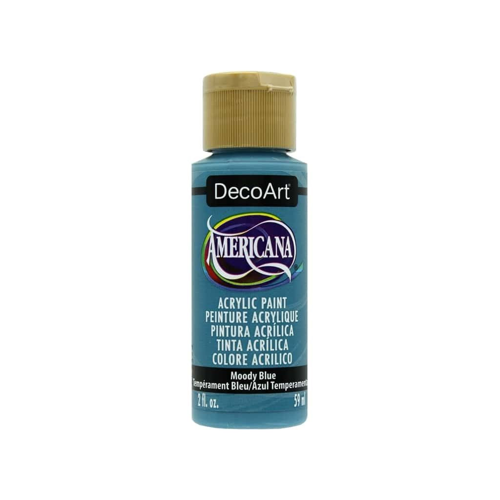 DecoArt Moody Blue Americana Acrylics 2oz Acrylic Paint