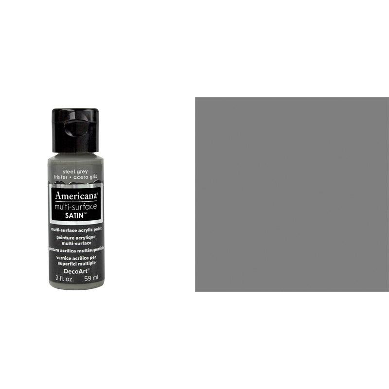 DecoArt Steel Grey Multi Surface Satin