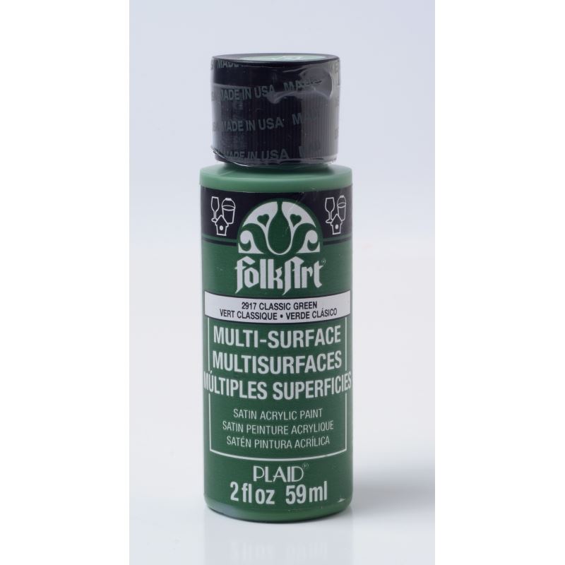 Classic Green Folkart Multi-Surface 2oz